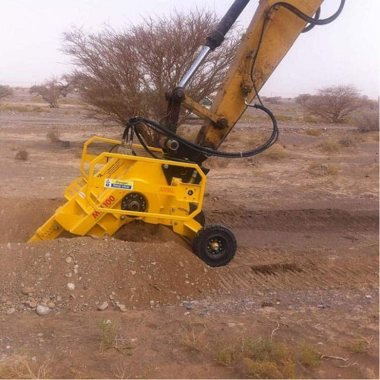 Цепной шпонострогальный станок MH100 Excavator Mounted Hydraulic Trencher