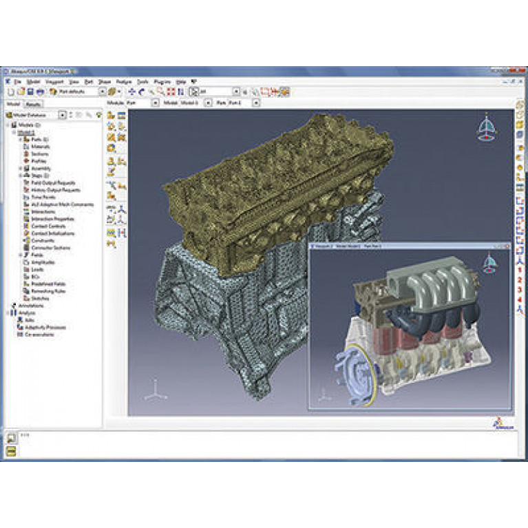 Программное обеспечение для визуализации Abaqus/CAE