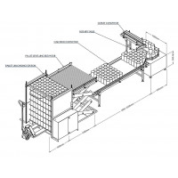 Штабелер послойно SEMI-AUTOMATIC DEPALLETIZER