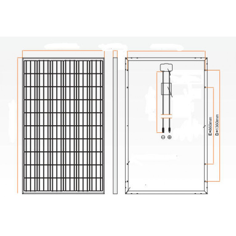 Фотоэлектрический модуль из поликристаллического кремния 235 - 250 W | TPSP6U