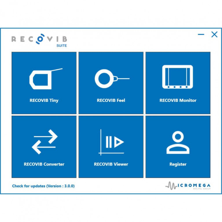 Программное обеспечение для анализа RECOVIB.SUITE