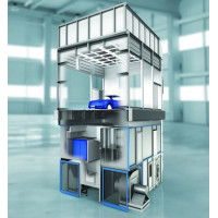 Открытая окрасочная кабина EcoReBooth