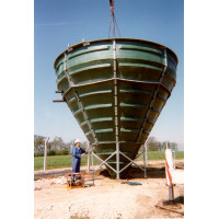 Резервуар для декантирования Conical Settlement Tank