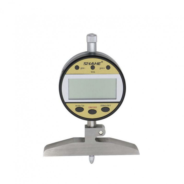 Цифровой штангенглубиномер SHAHE/5328-100/0-100mm 0.01mm ±0.03mm/Digital Depth Gauge