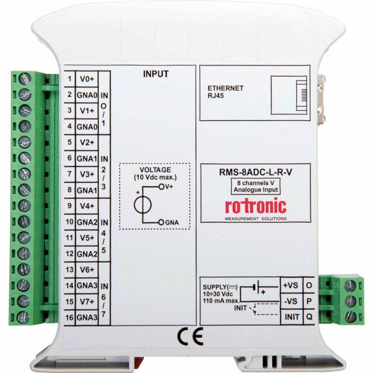 Аналоговый/цифровой преобразователь RMS-8ADC-L-R-V