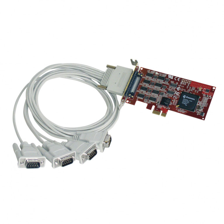 Мультипортовая коммуникационная плата PCI Express 30126-4