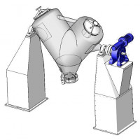 Мешалка с вращающимся барабаном  V SHAPE