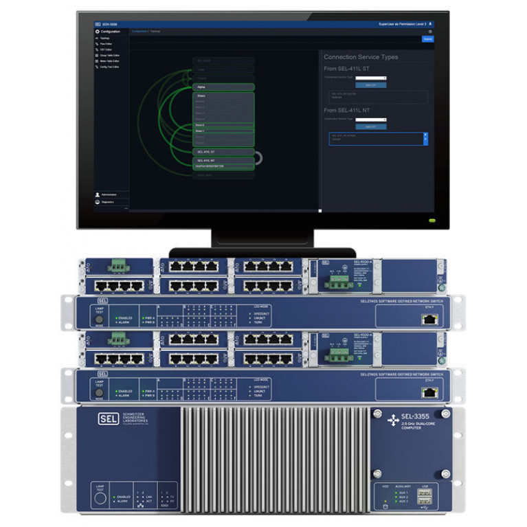 Коммутатор Ethernet 16 портов SEL-2740S / SEL-5056